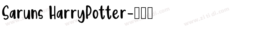 Saruns HarryPotter字体转换